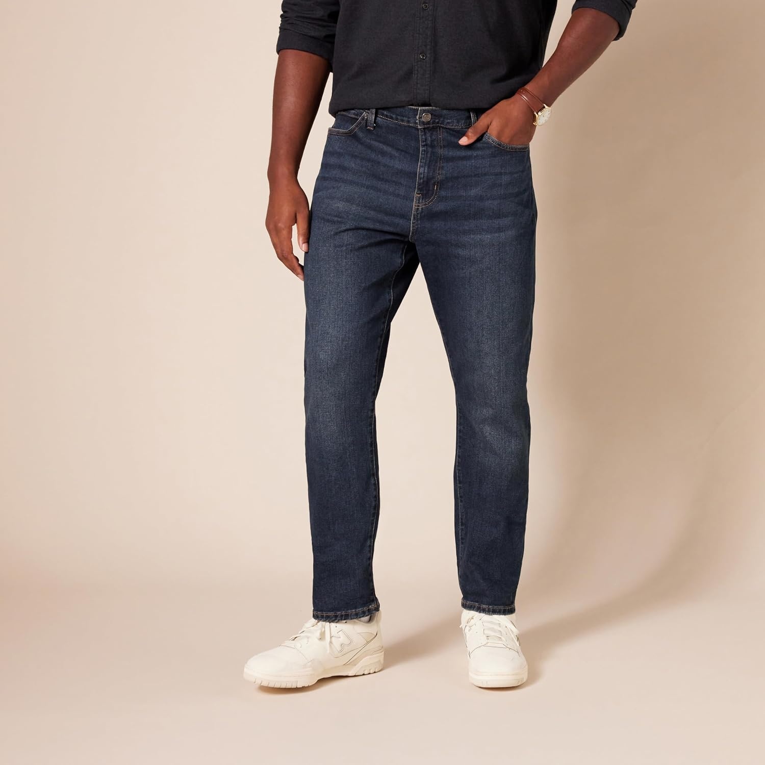 image:imageAmazon Essentials Mens SlimFit Jeans Discontinued ColorsDark Wash