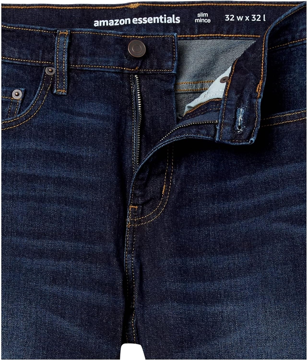 image:imageAmazon Essentials Mens SlimFit Jeans Discontinued ColorsIndigo Wash