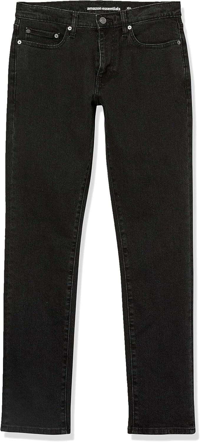 image:imageAmazon Essentials Mens SlimFit Jeans Discontinued ColorsWashed Black