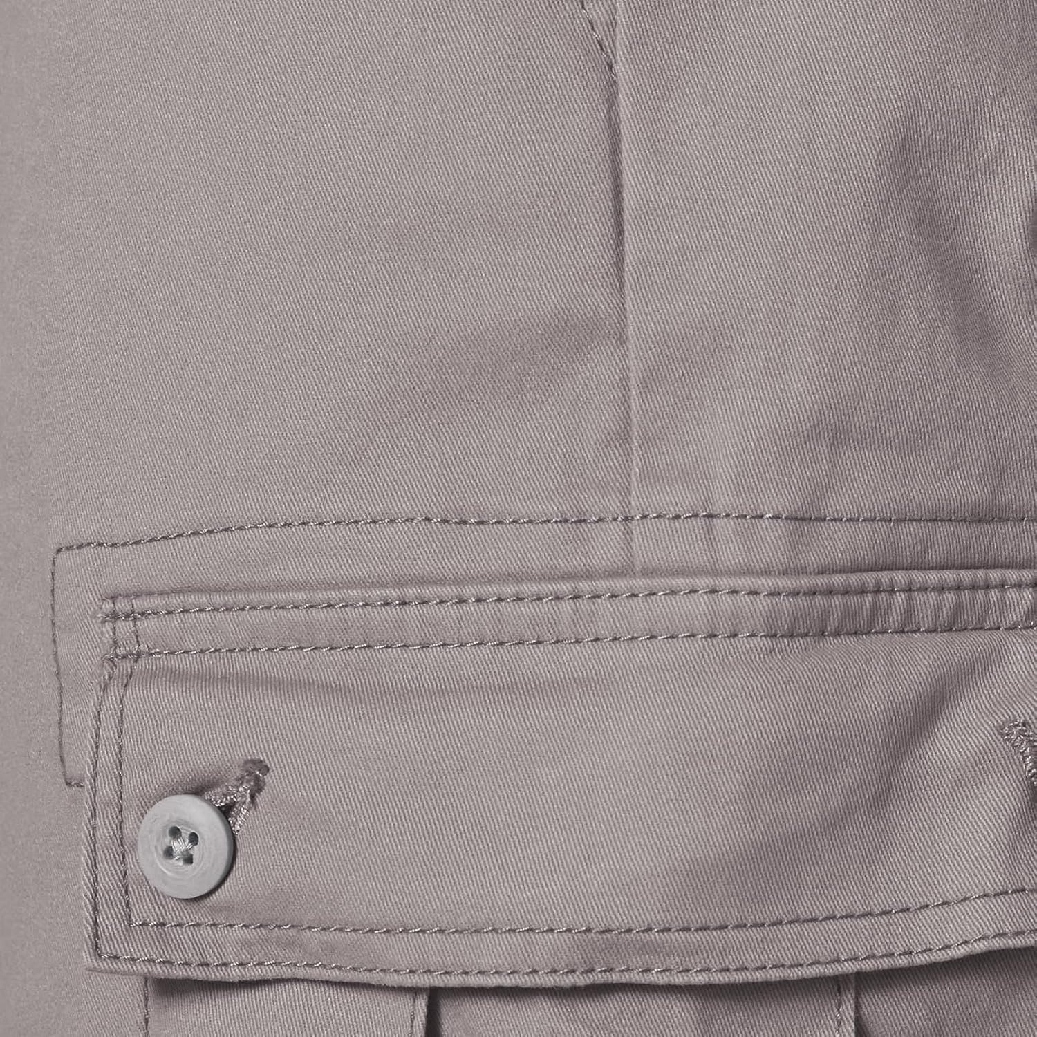 image:imageAmazon Essentials Mens SlimFit Stretch Cargo Pants with Tapered LegDark Grey