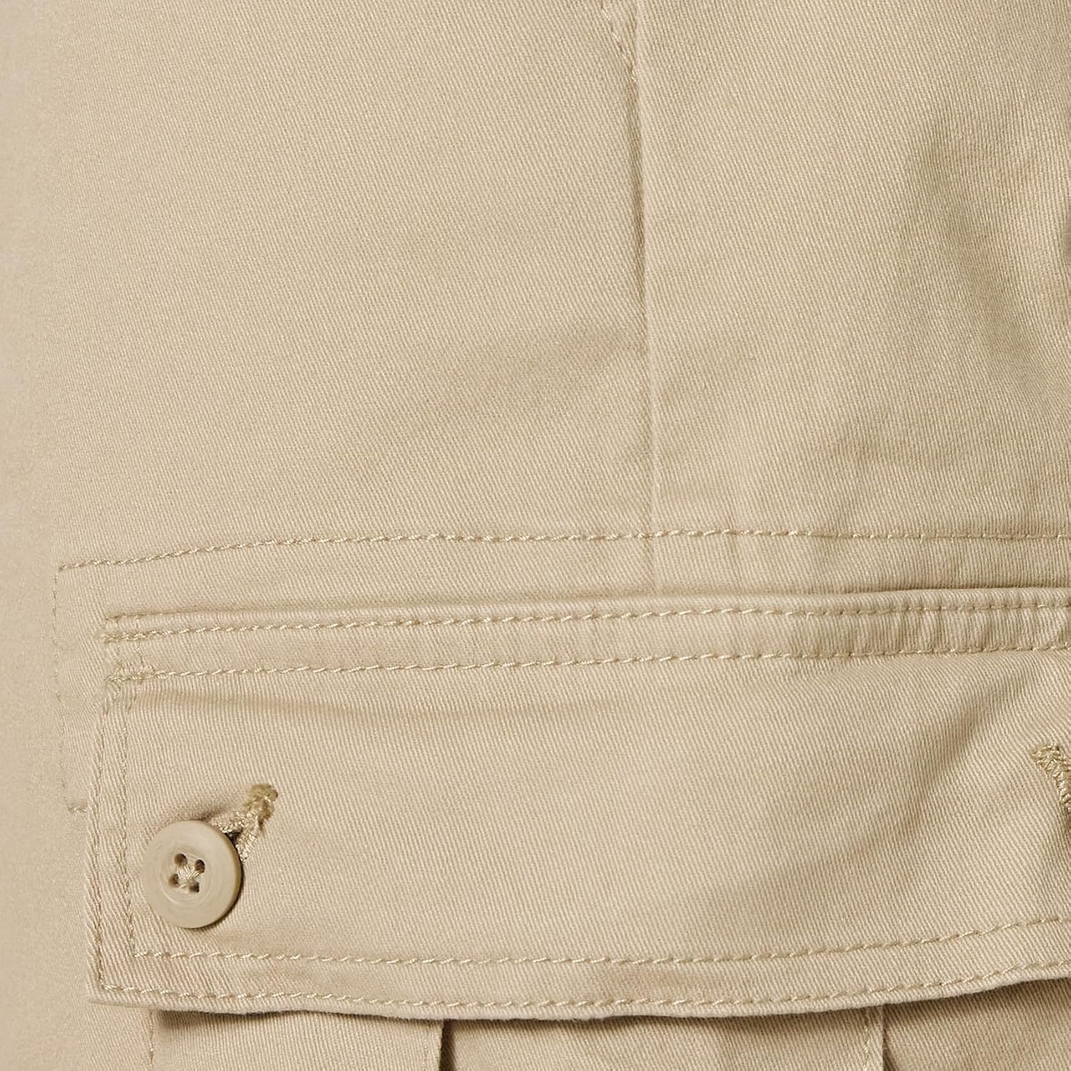 image:imageAmazon Essentials Mens SlimFit Stretch Cargo Pants with Tapered LegKhaki Brown