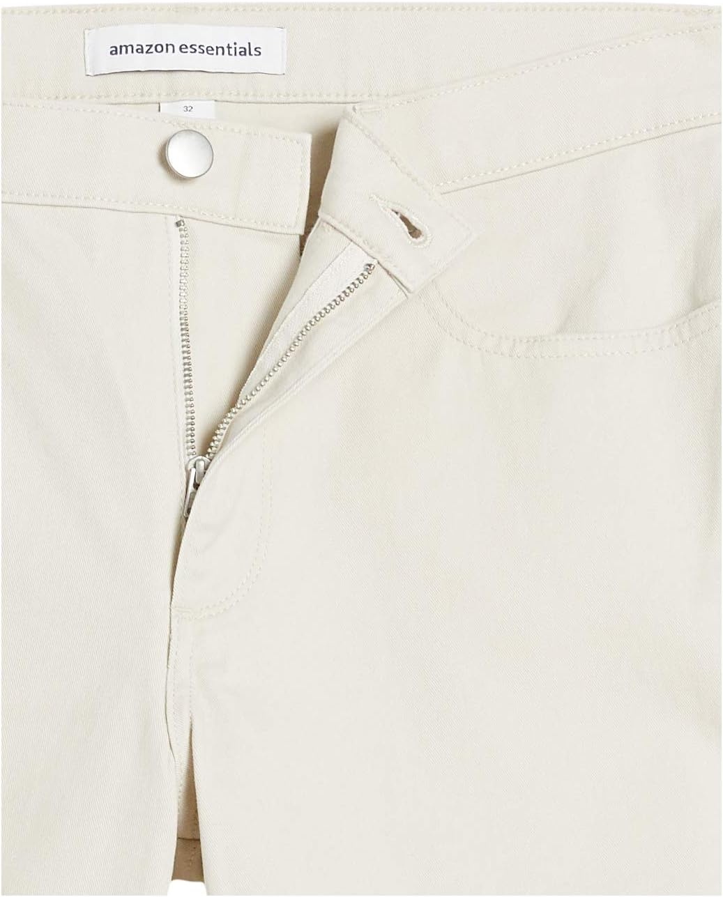image:imageAmazon Essentials Mens StraightFit 7 Inseam Stretch 5Pocket ShortsStone