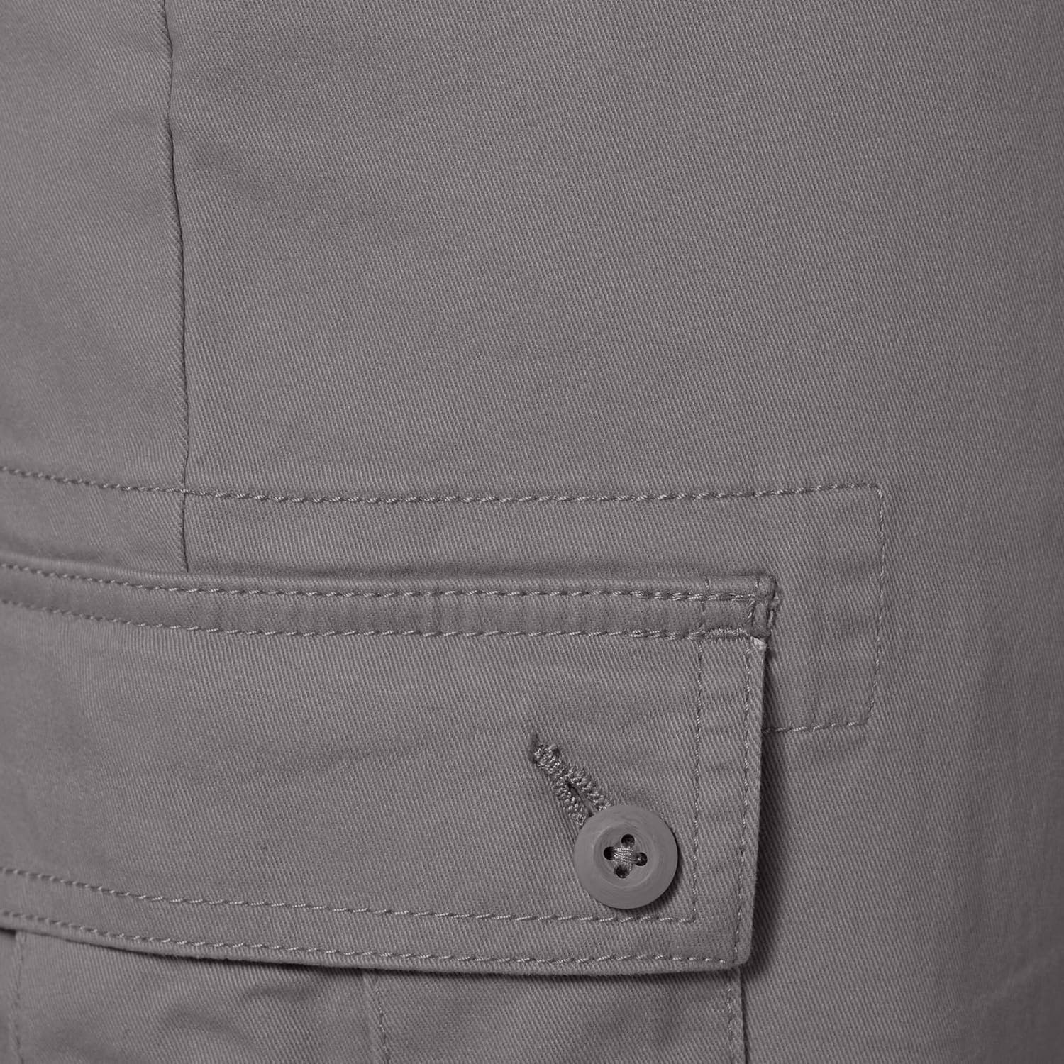 image:imageAmazon Essentials Mens StraightFit Breathable Stretch Cargo Pants Available in Big amp TallDark Grey