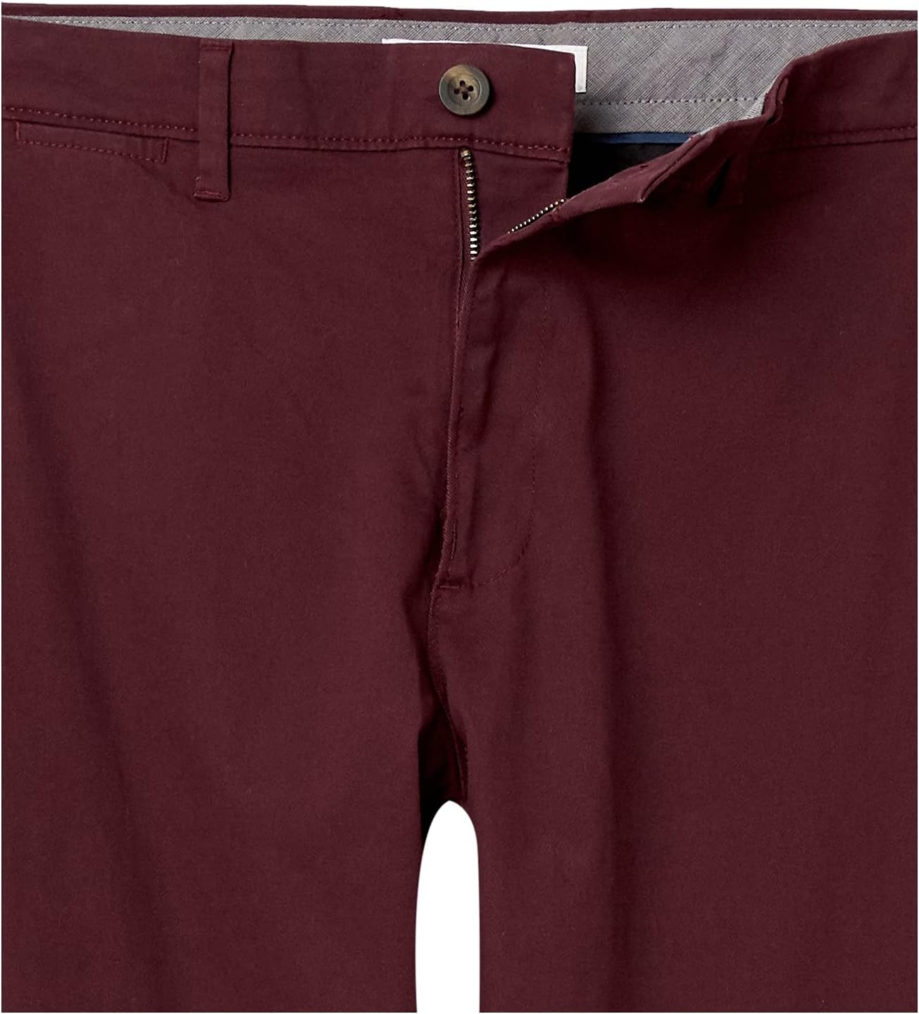 image:imageAmazon Essentials Mens StraightFit Casual Stretch Chino PantBurgundy