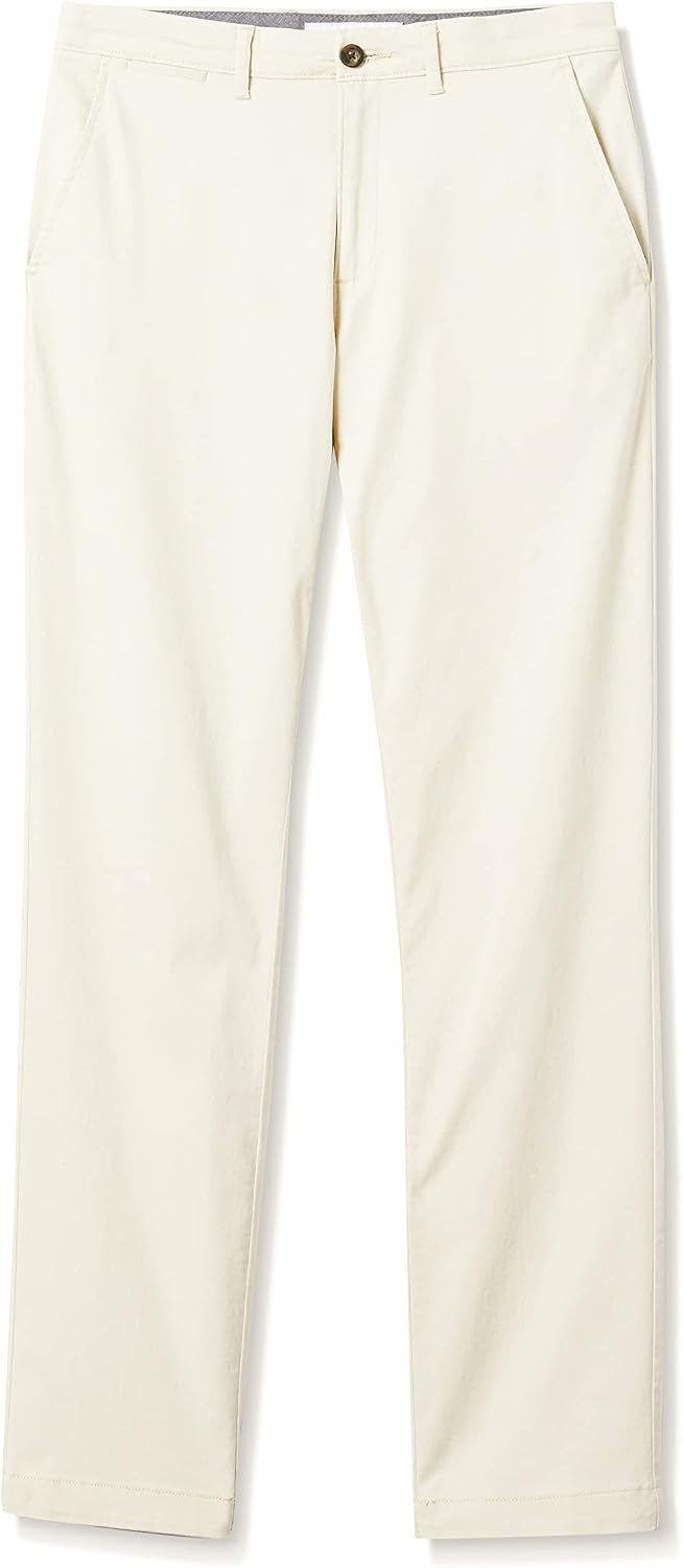 image:imageAmazon Essentials Mens StraightFit Casual Stretch Chino PantStone