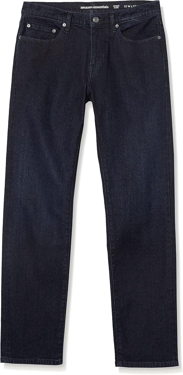 image:imageAmazon Essentials Mens StraightFit Stretch JeanBlue Over Dye