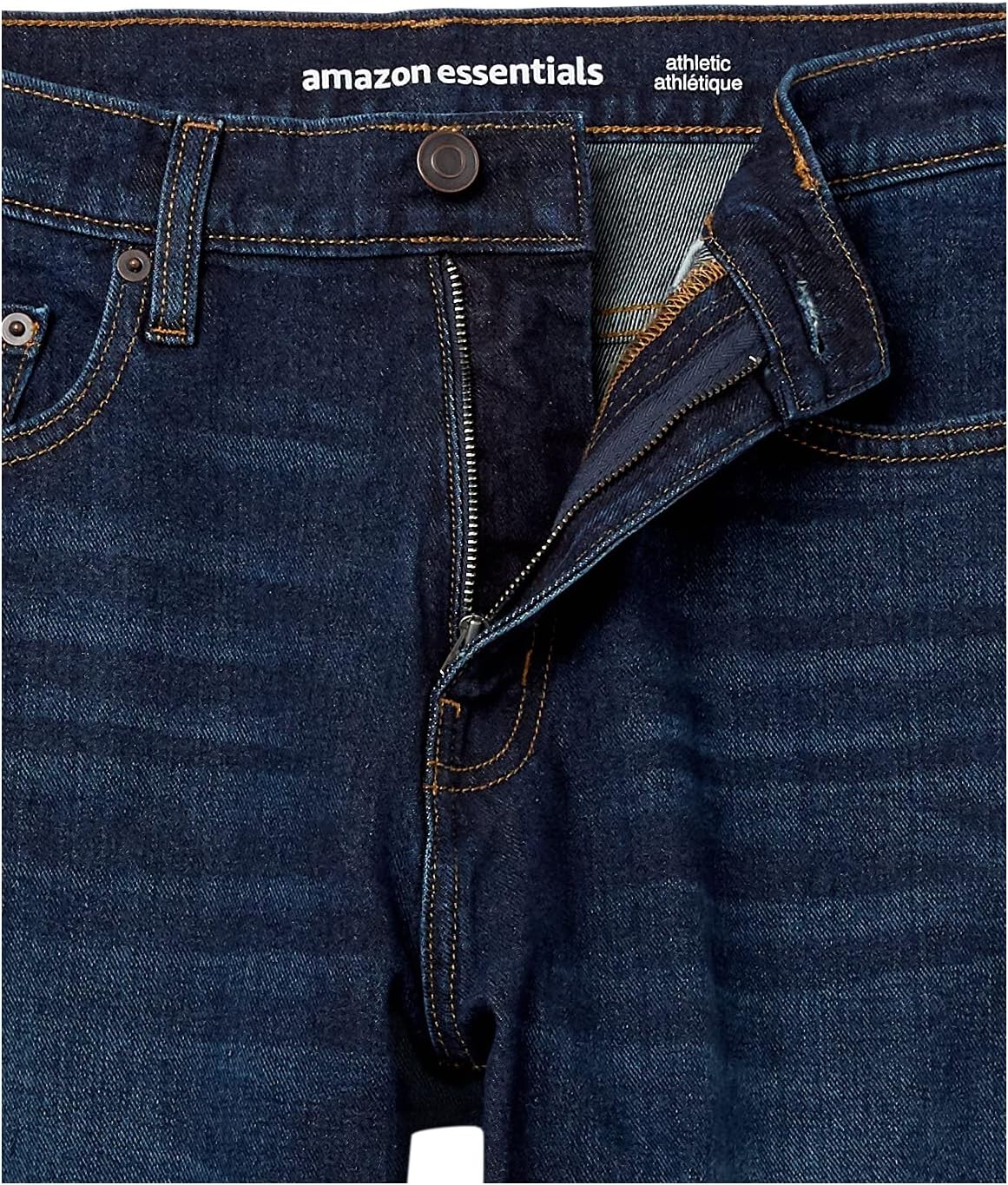 image:imageAmazon Essentials Mens StraightFit Stretch JeanIndigo Wash