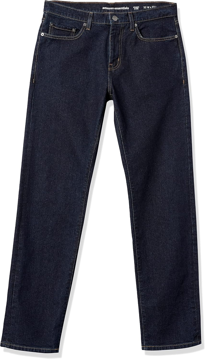image:imageAmazon Essentials Mens StraightFit Stretch JeanRinsed