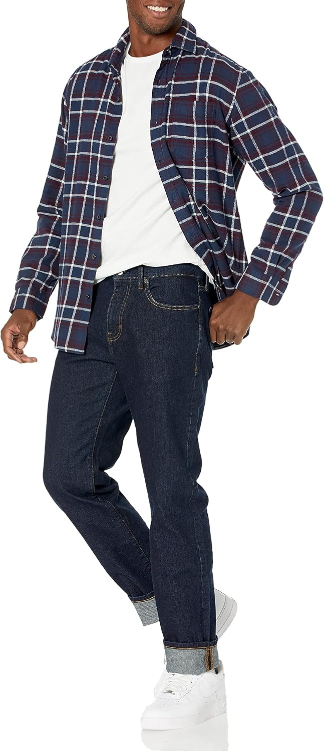 image:imageAmazon Essentials Mens StraightFit Stretch JeanRinsed