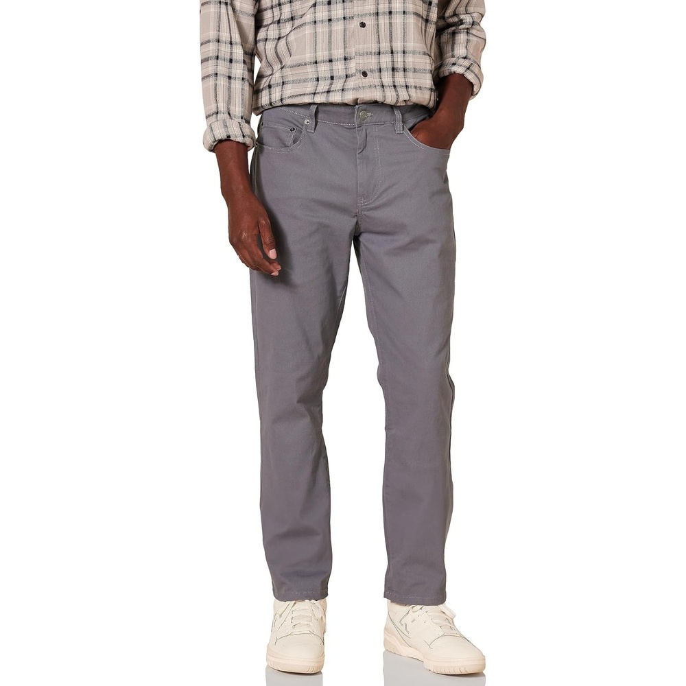 image:imageAmazon Essentials Mens 5Pocket Stretch Twill PantsDark Grey