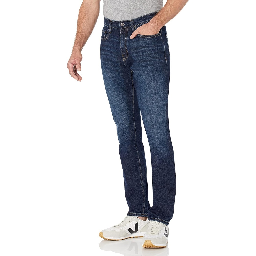 image:imageAmazon Essentials Mens AthleticFit Stretch Jeans Discontinued ColorsIndigo Wash