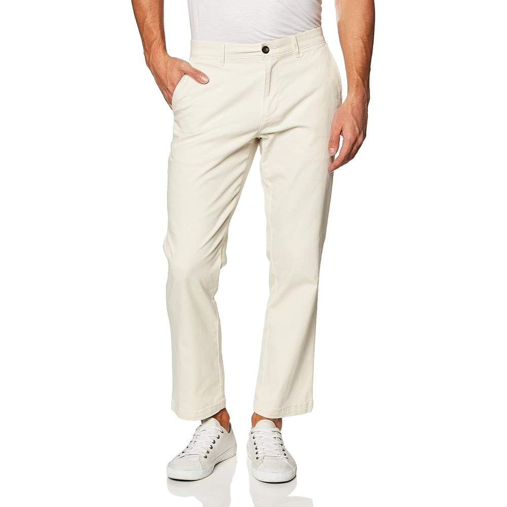 image:imageAmazon Essentials Mens Casual Stretch Chino PantStone