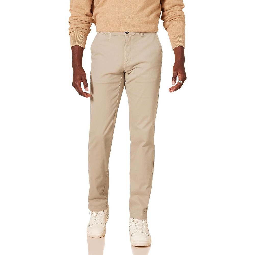 image:imageAmazon Essentials Mens Casual Stretch Chino PantTan