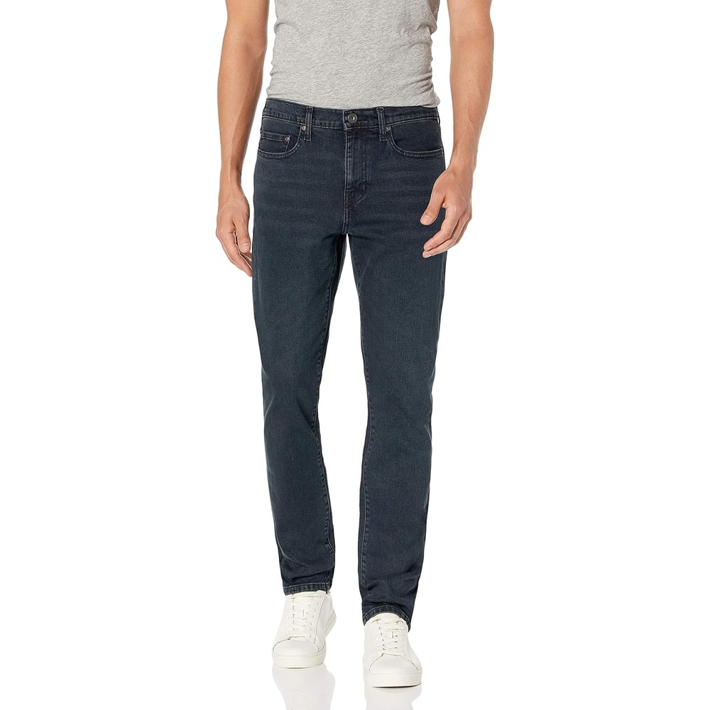image:imageAmazon Essentials Mens Jeans Slim Fit Stretch Discontinued ColorsBlue Black Vintage
