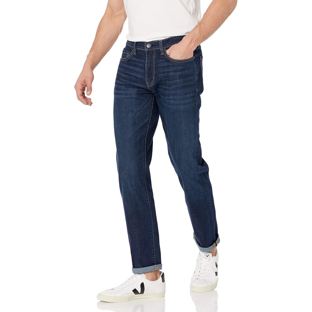 image:imageAmazon Essentials Mens Jeans Slim Fit Stretch Discontinued ColorsDark Wash