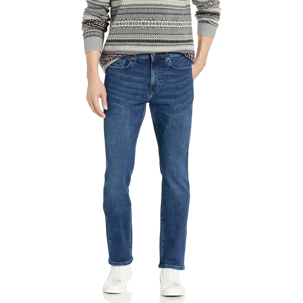 image:imageAmazon Essentials Mens Jeans Slim Fit Stretch Discontinued ColorsMedium Indigo
