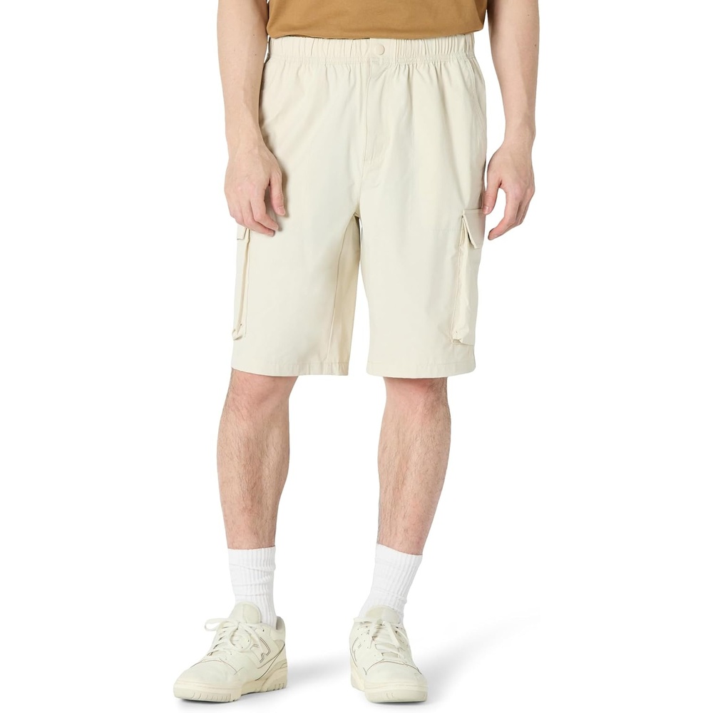 image:imageAmazon Essentials Mens LooseFit 11 Long Cargo ShortsBeige