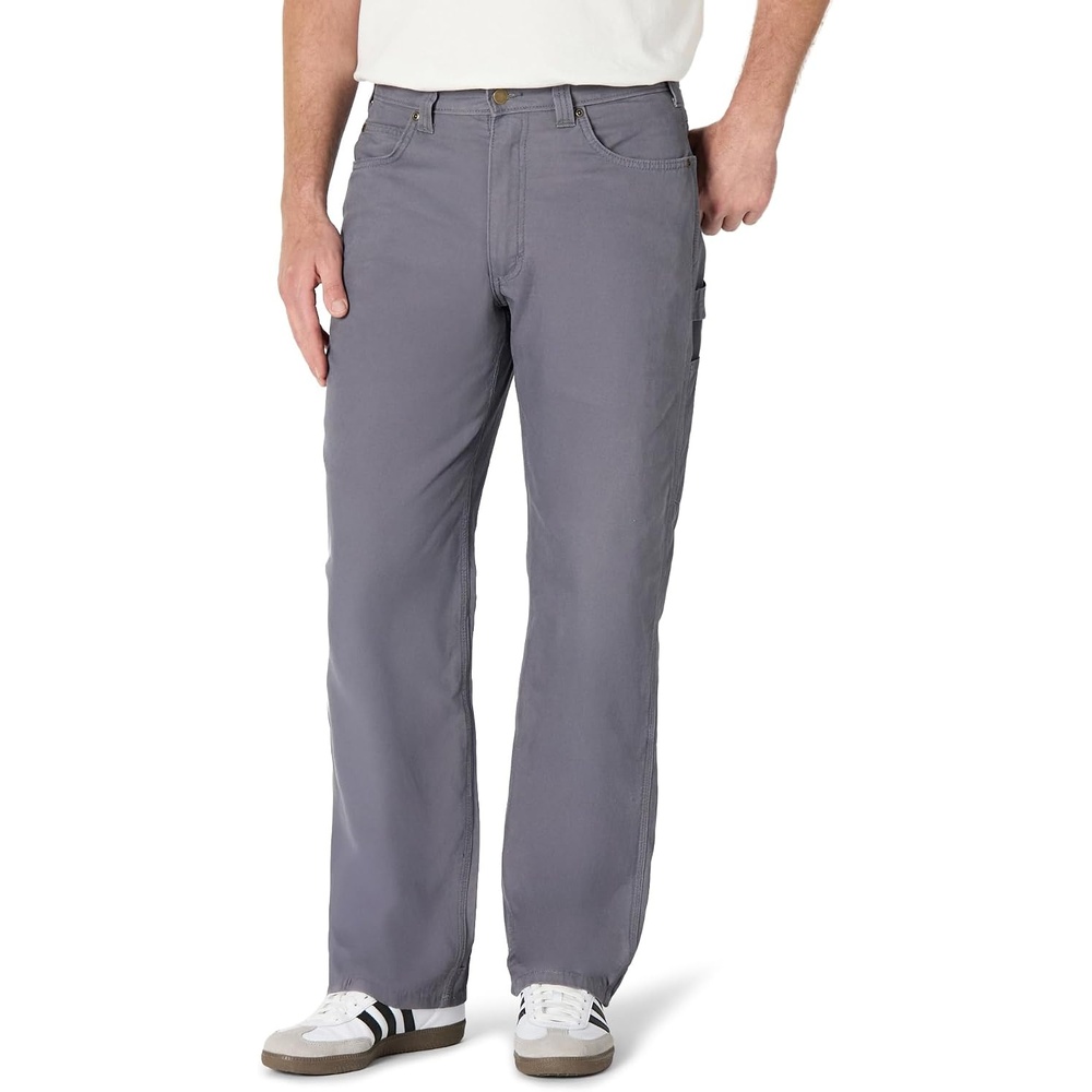 image:imageAmazon Essentials Mens RelaxedFit Carpenter Utility Pants with Tool Pockets Discontinued ColorsGrey