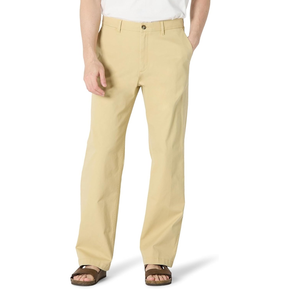 image:imageAmazon Essentials Mens RelaxedFit Cotton Chino PantTan