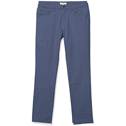 image:imageAmazon Essentials Mens SkinnyFit 5Pocket Stretch Twill Chino PantsDenim