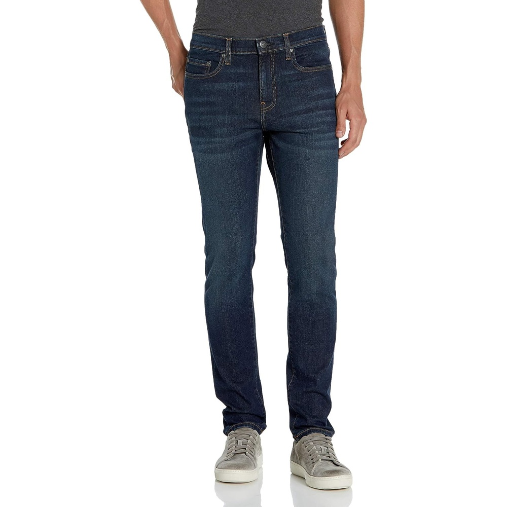image:imageAmazon Essentials Mens SkinnyFit Comfort Stretch Denim Jeans Discontinued ColorsDark Blue Vintage