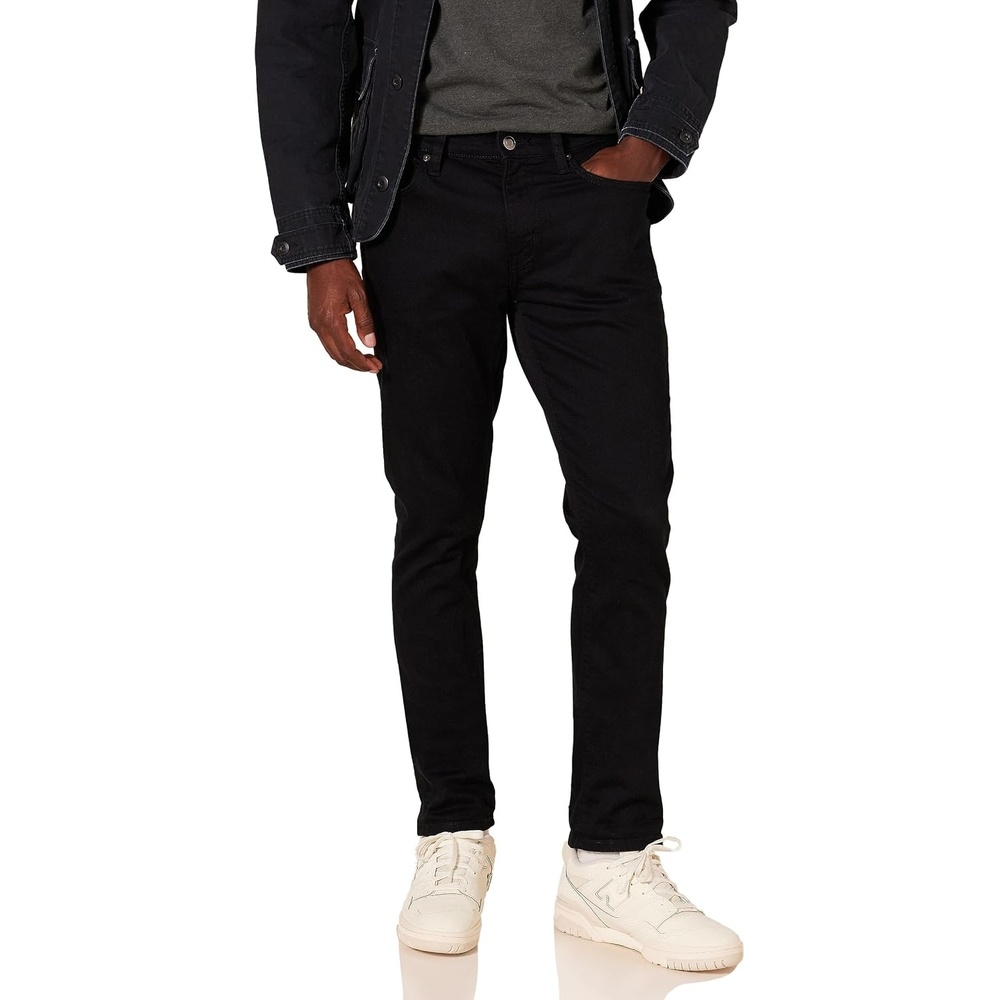 image:imageAmazon Essentials Mens SkinnyFit Stretch Jean Discontinued ColorsBlack