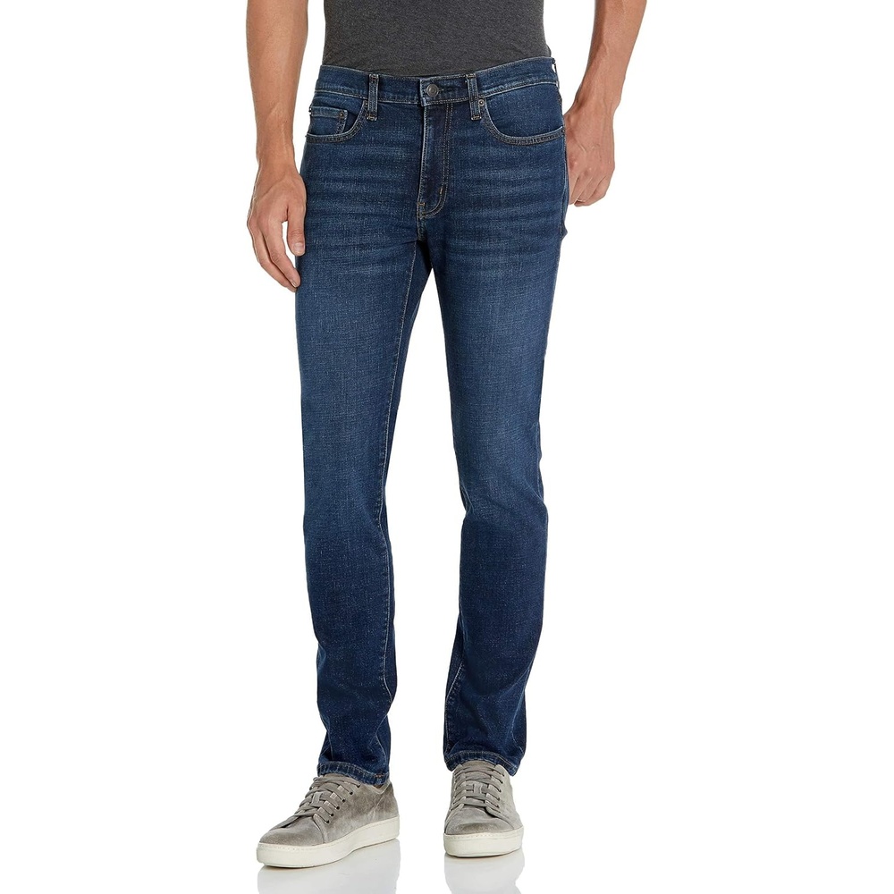 image:imageAmazon Essentials Mens SkinnyFit Stretch Jean Discontinued ColorsDark Blue Vintage