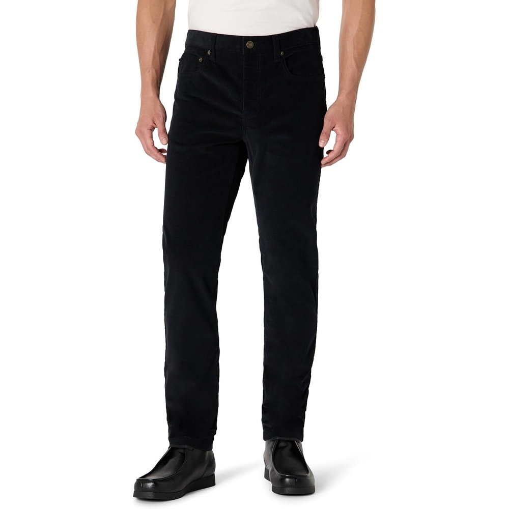 image:imageAmazon Essentials Mens SlimFit 5 Pocket Stretch Fine Wale Corduroy PantBlack