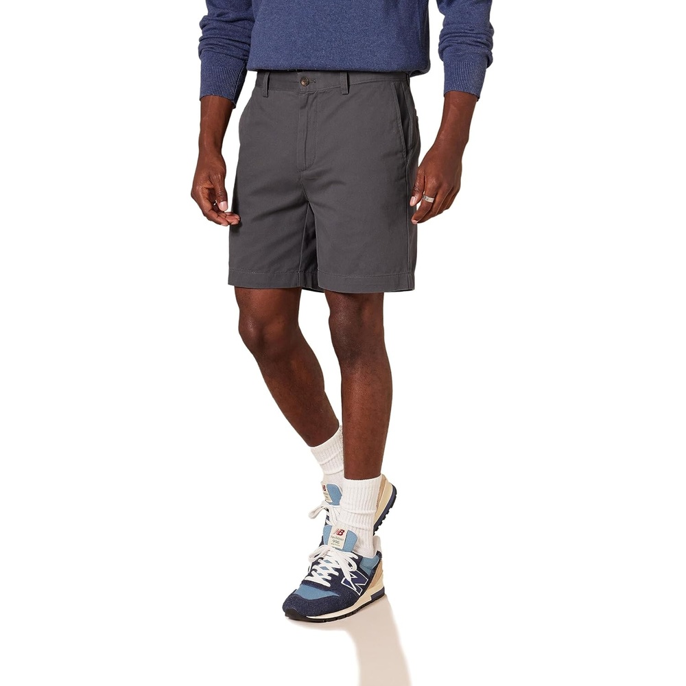 image:imageAmazon Essentials Mens SlimFit 7 Chino ShortsGray