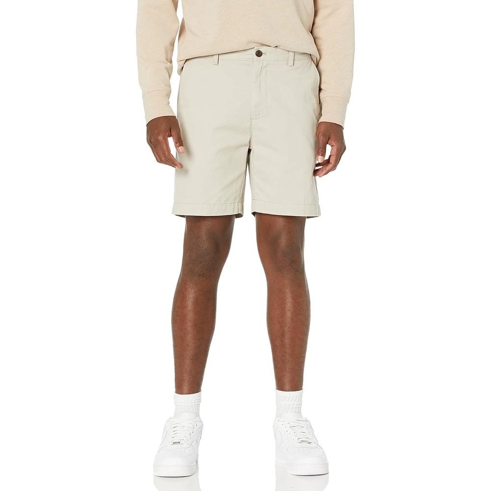 image:imageAmazon Essentials Mens SlimFit 7 Chino ShortsStone