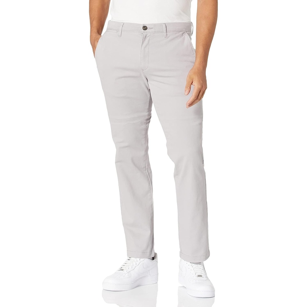 image:imageAmazon Essentials Mens SlimFit AllDay Stretch Casual Chino PantGrey