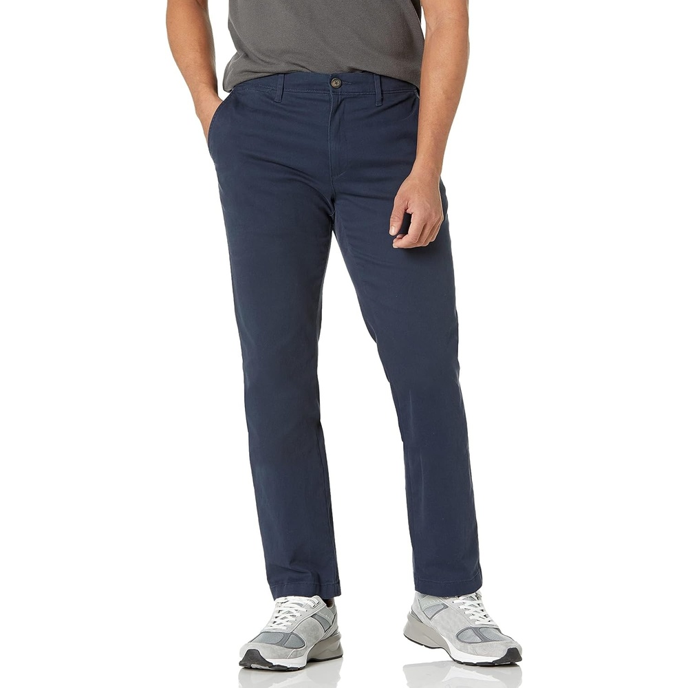 image:imageAmazon Essentials Mens SlimFit AllDay Stretch Casual Chino PantNavy