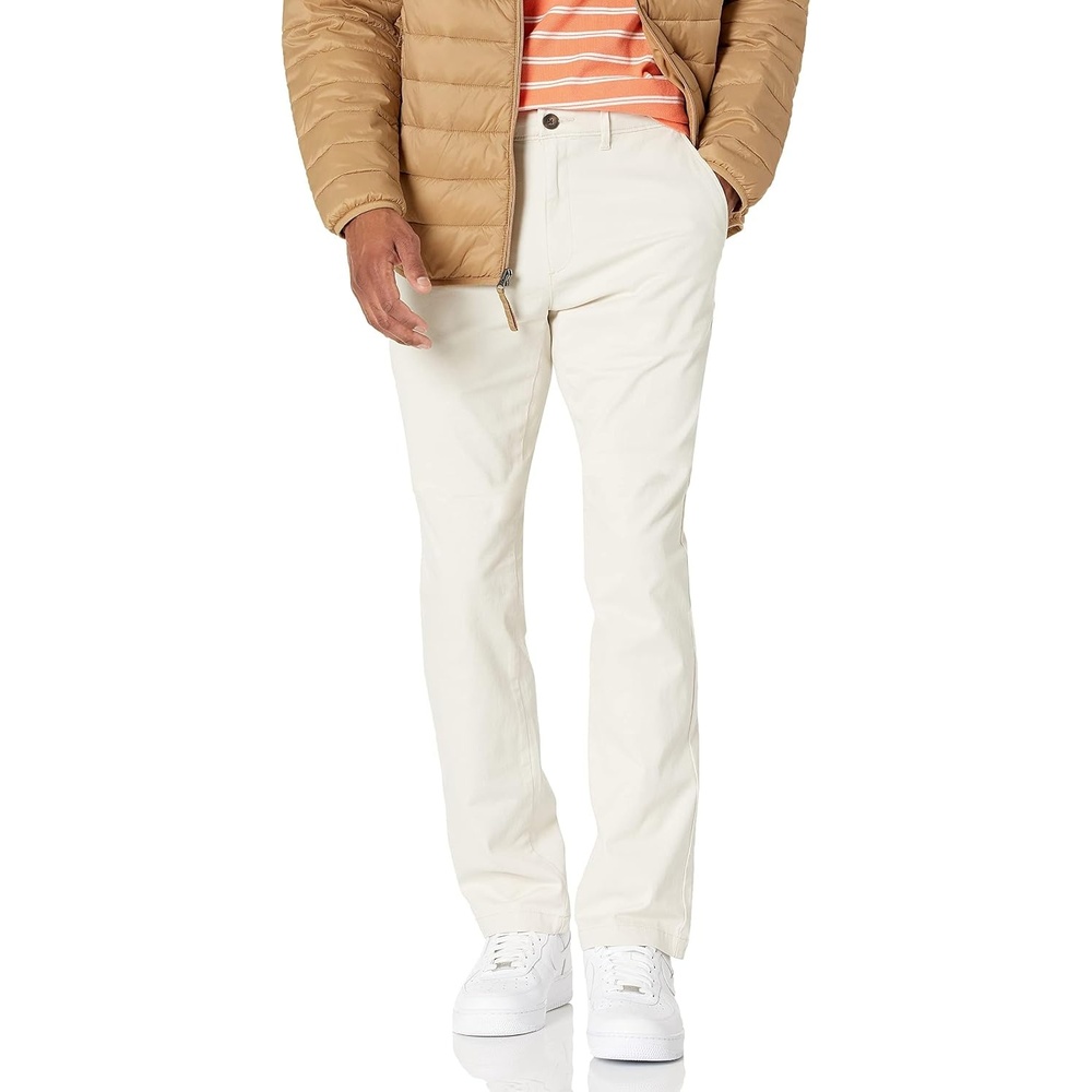 image:imageAmazon Essentials Mens SlimFit AllDay Stretch Casual Chino PantStone