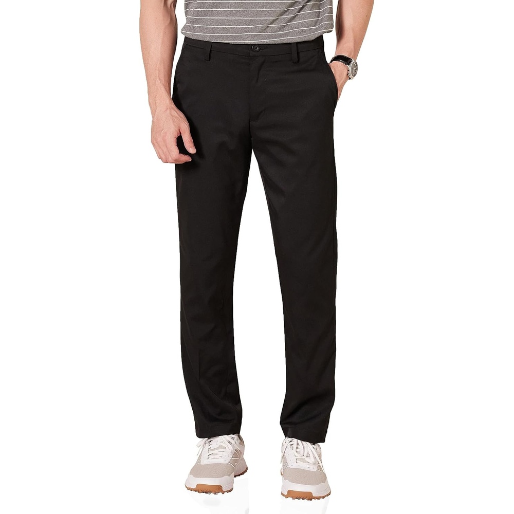 image:imageAmazon Essentials Mens SlimFit AllDay Stretch Golf PantBlack
