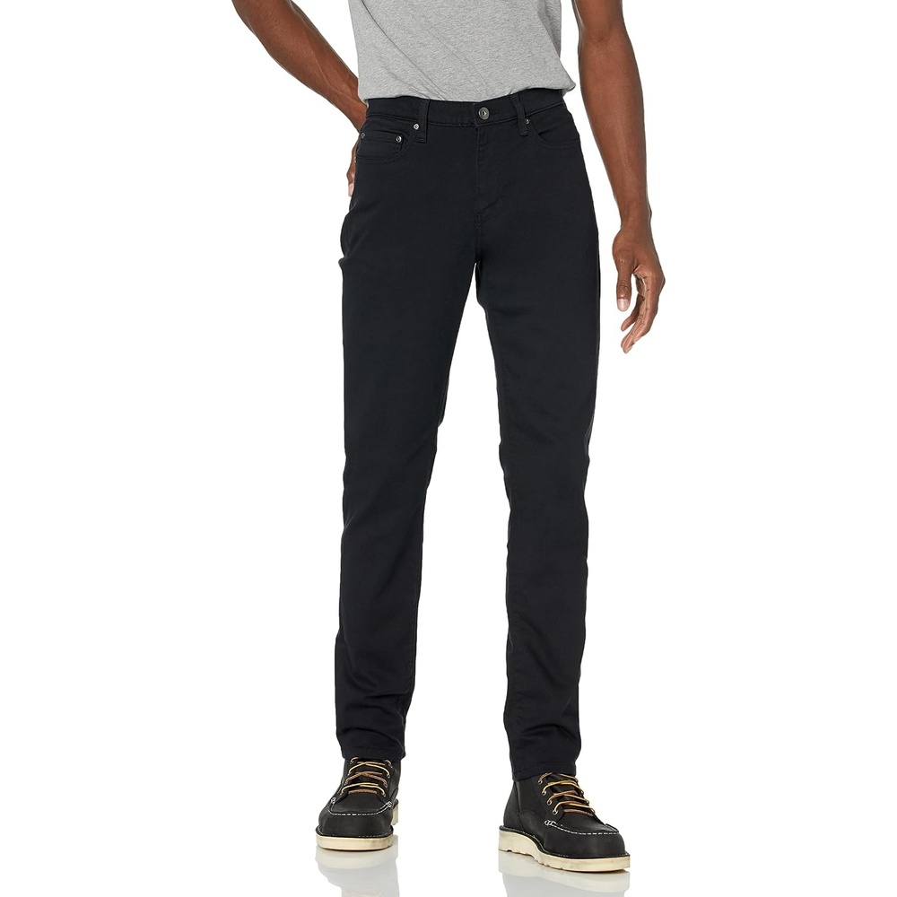 image:imageAmazon Essentials Mens SlimFit Comfort Stretch Jeans Discontinued ColorsBlack