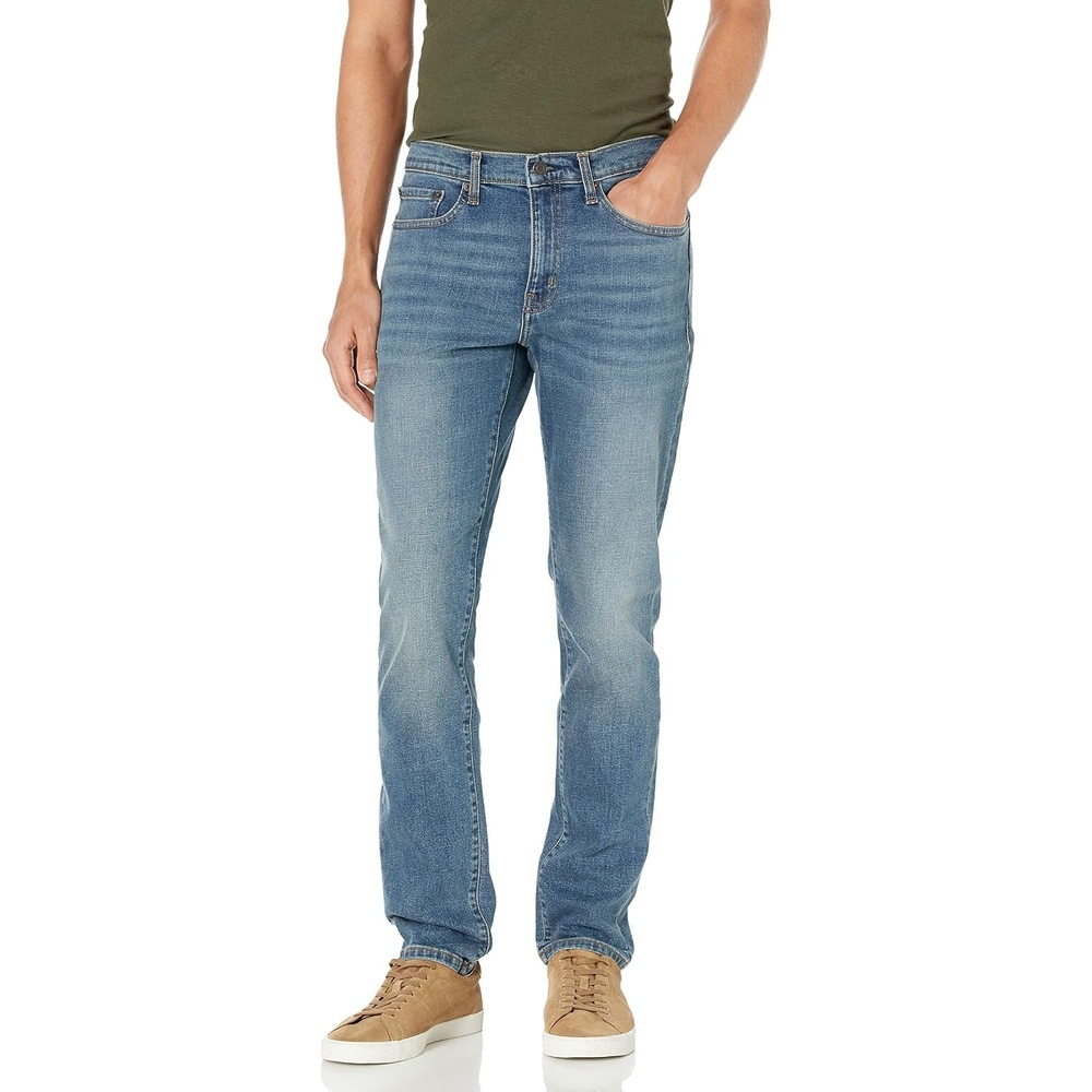 image:imageAmazon Essentials Mens SlimFit Jeans Discontinued ColorsMedium Vintage