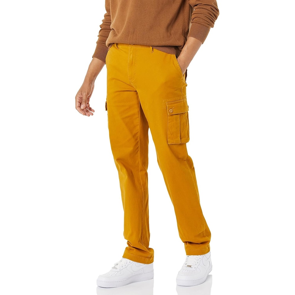 image:imageAmazon Essentials Mens StraightFit Breathable Stretch Cargo Pants Available in Big amp TallCaramel