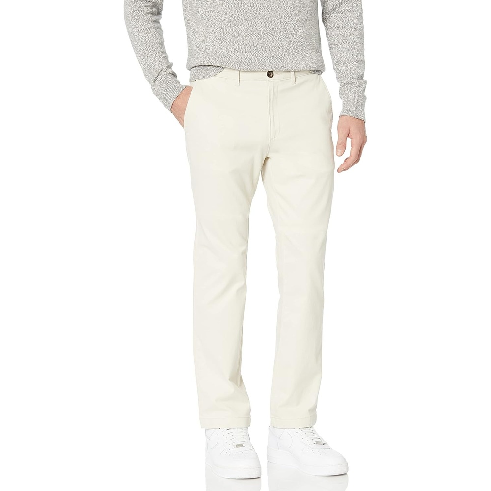image:imageAmazon Essentials Mens StraightFit Casual Stretch Chino PantStone