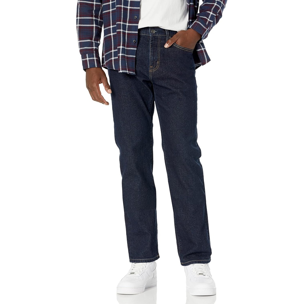 image:imageAmazon Essentials Mens StraightFit Stretch JeanRinsed