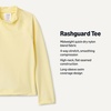 Amazon Essentials Boys and Toddlers’ Long Sleeve UPF 50 Rashguard T-Shirt(Light Yellow)