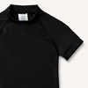 Amazon Essentials Boys and Toddlers’ Short Sleeve Rashguard Swim T-Shirt, Quick-Dry, Slim Fit(Black)