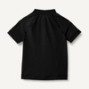 Amazon Essentials Boys and Toddlers’ Short Sleeve Rashguard Swim T-Shirt, Quick-Dry, Slim Fit(Black)