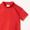 Amazon Essentials Boys and Toddlers’ Short Sleeve Rashguard Swim T-Shirt, Quick-Dry, Slim Fit(Bright Poppy Red)