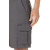 Amazon Essentials Men’s 10″ (25cm) Lightweight Cotton Blend Stretch Cargo Shorts(Dark Grey)