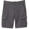 Amazon Essentials Men’s 10″ (25cm) Lightweight Cotton Blend Stretch Cargo Shorts(Dark Grey)