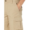 Amazon Essentials Men’s 10″ (25cm) Lightweight Cotton Blend Stretch Cargo Shorts(Khaki)