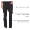 Amazon Essentials Men’s 5-Pocket Stretch Twill Casual Pants(Black)