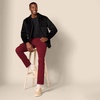 Amazon Essentials Men’s 5-Pocket Stretch Twill Casual Pants(Burgundy)