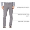 Amazon Essentials Men’s 5-Pocket Stretch Twill Casual Pants(Dark Grey)