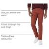 Amazon Essentials Men’s 5-Pocket Stretch Twill Casual Pants(Rust)